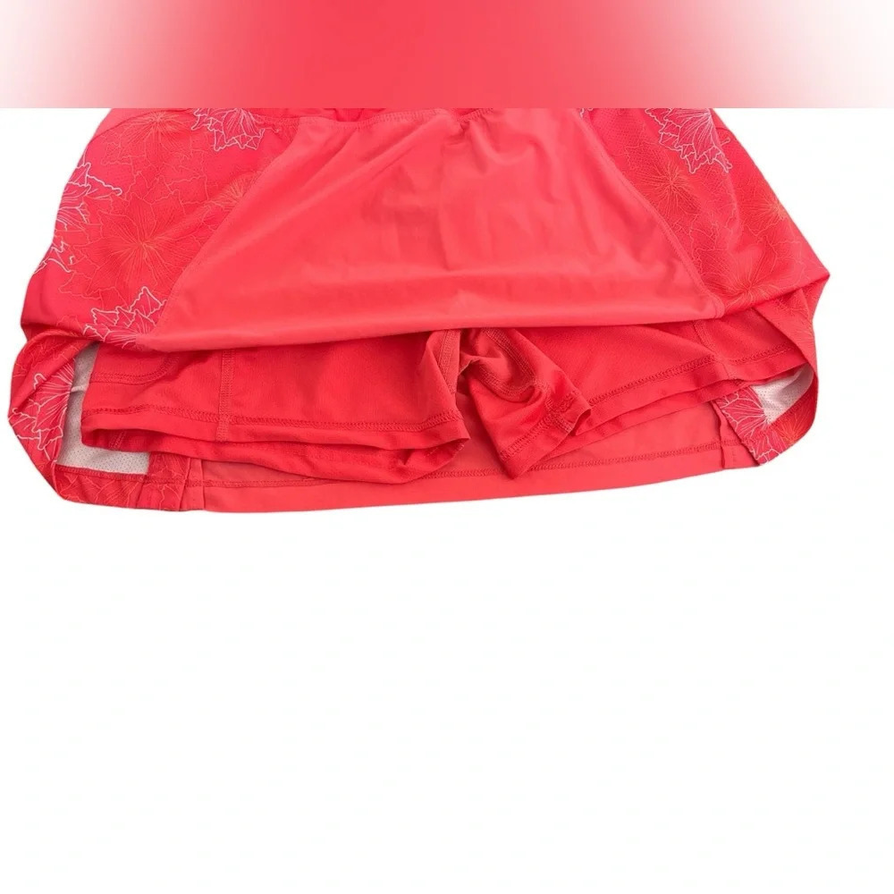 Ladies The North Face Salmon Print Athletic Skort, Flight Series Size Medium - Picture 5 of 9